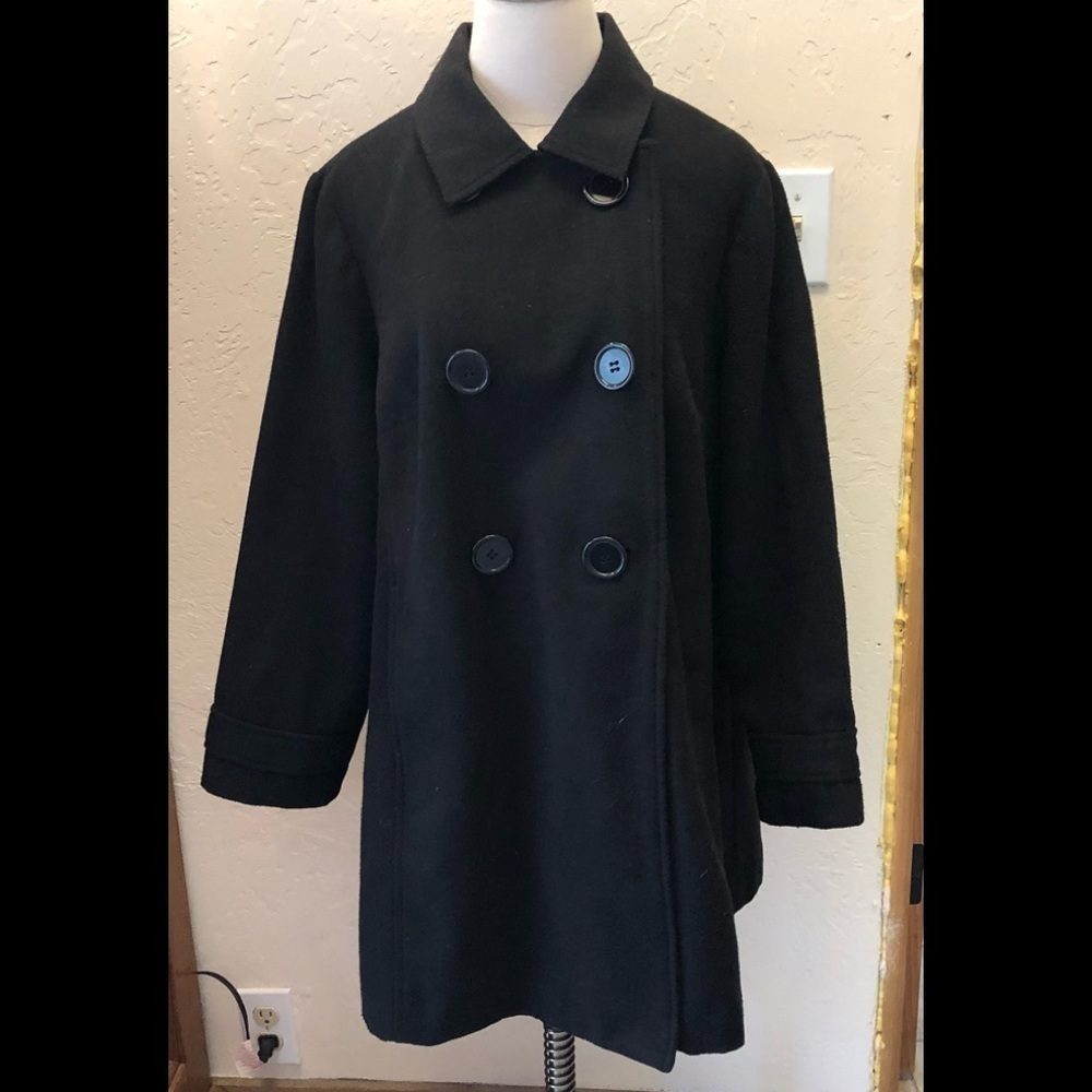 TWIGGY London Peacoat VINTAGE / Black / Size XL
